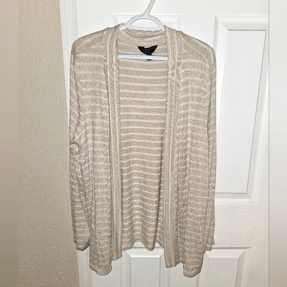 Woman's Striped Cardigan/Duster